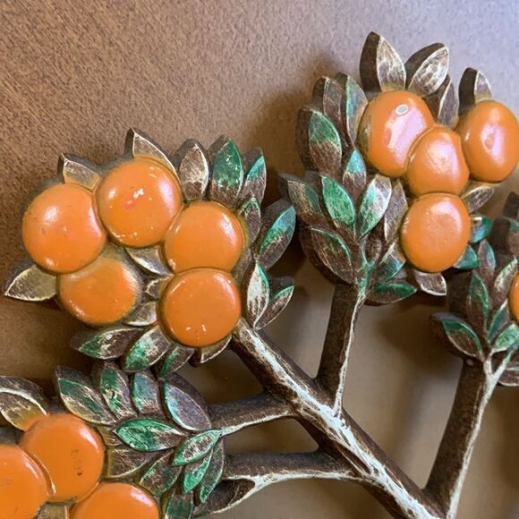 Vintage Syracuse Ornamental Co 4 Season Tree Wall Art Faux Wood Mid Century - Picture 15 of 17